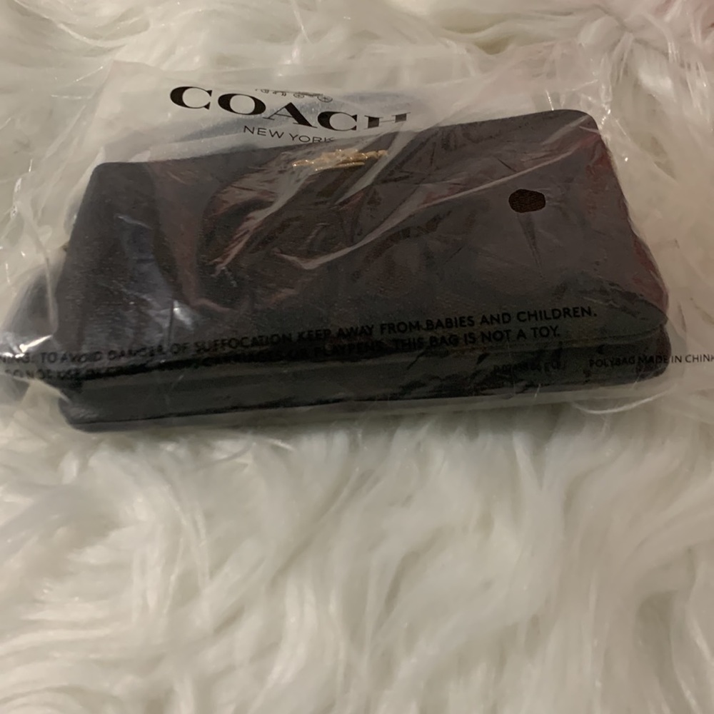 🆕Coach Double Zip Wallet In Signature Canvas - Picture 6 of 7